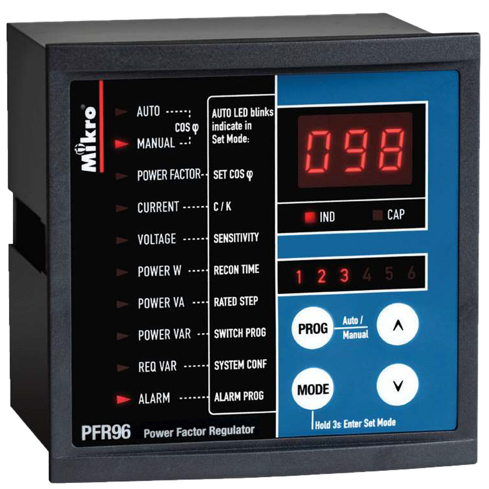 Bộ Điều Khiển Tụ Bù 12 cấp Mikro - PFR120-415A-RX